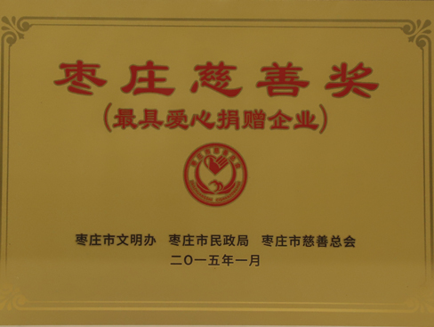 棗莊市慈善獎(jiǎng)